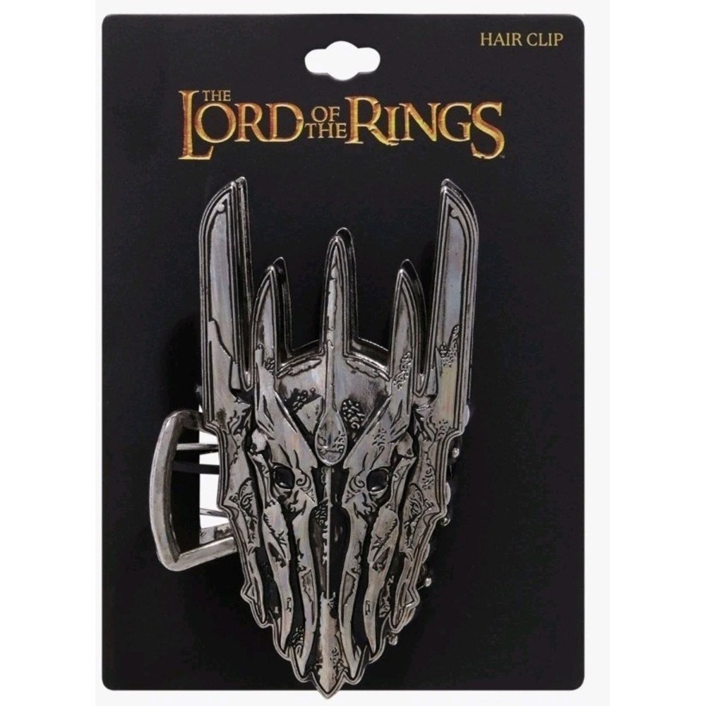 NEW The Lord Of The Rings Sauron Helmet Claw Hair Clip METALLIC